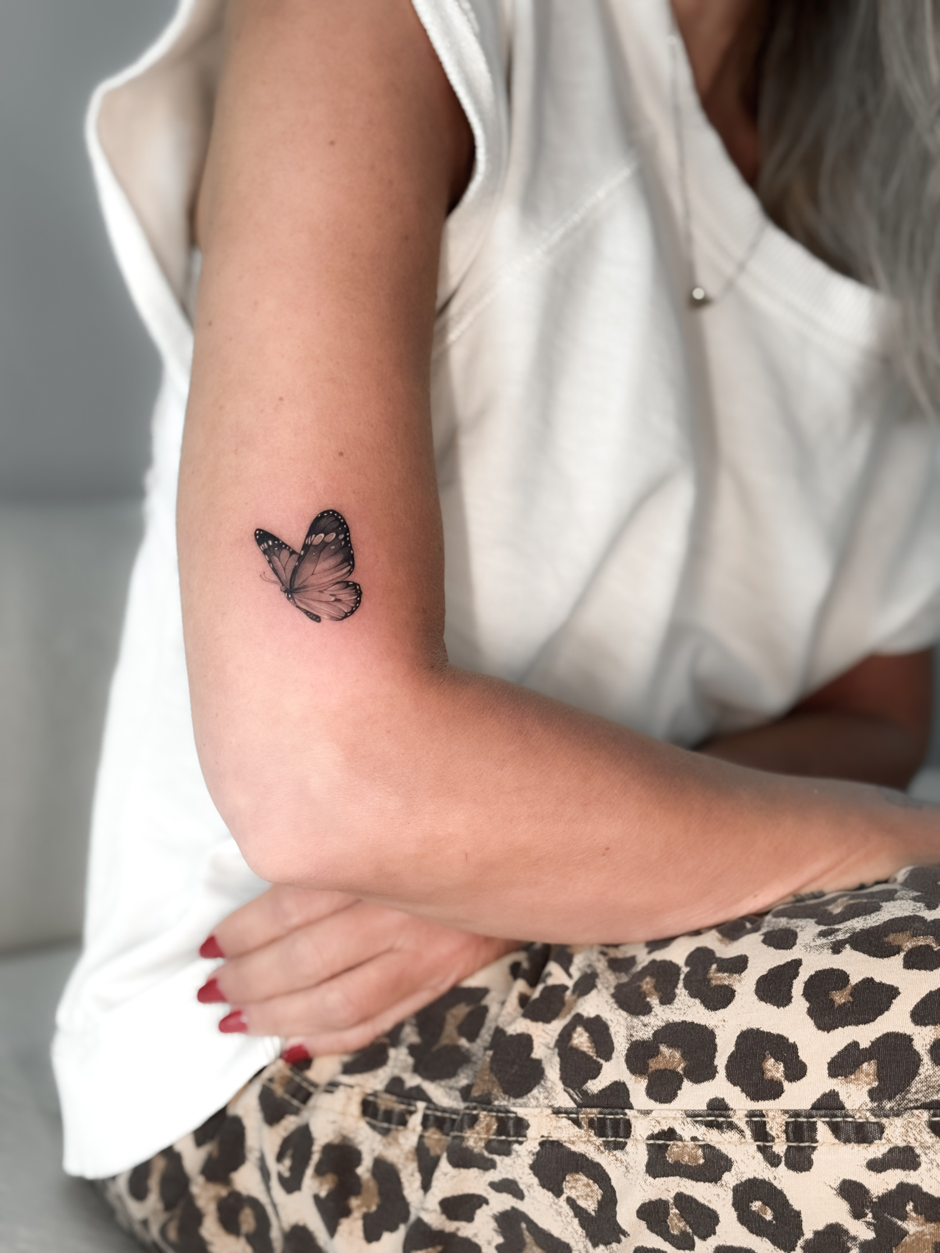 Mariposa en microrrealismo